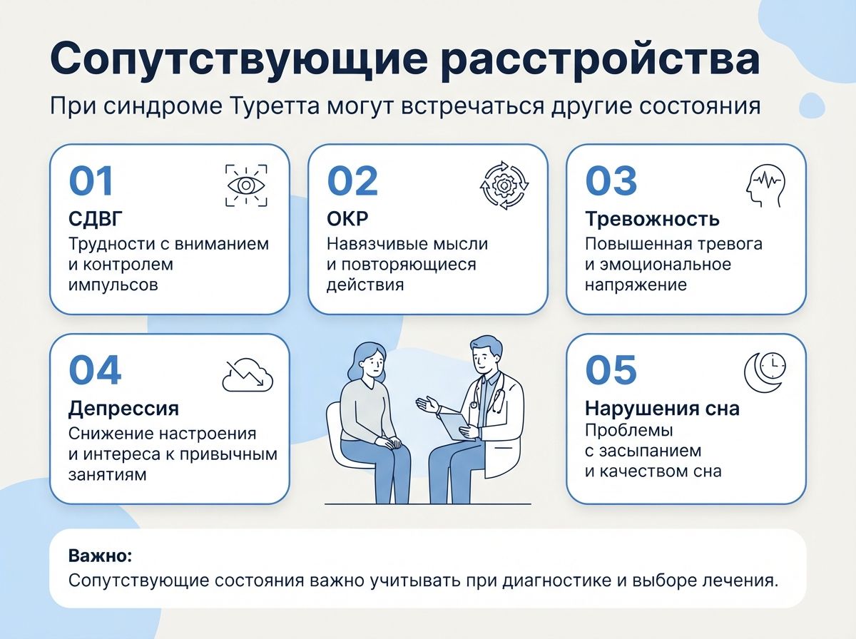 Лечение синдрома Туретта в Краснознаменске инфографика