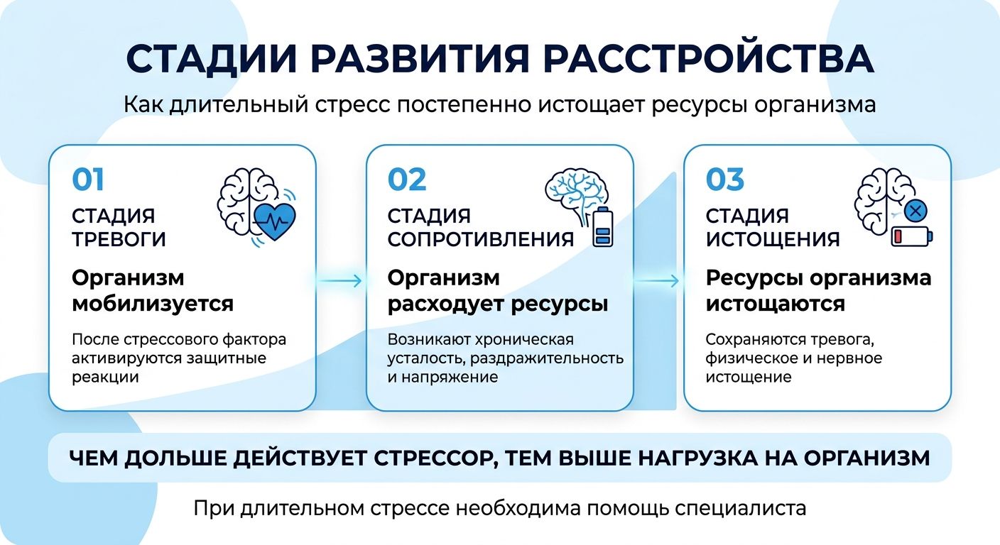 Лечение стресса в Краснознаменске инфографика